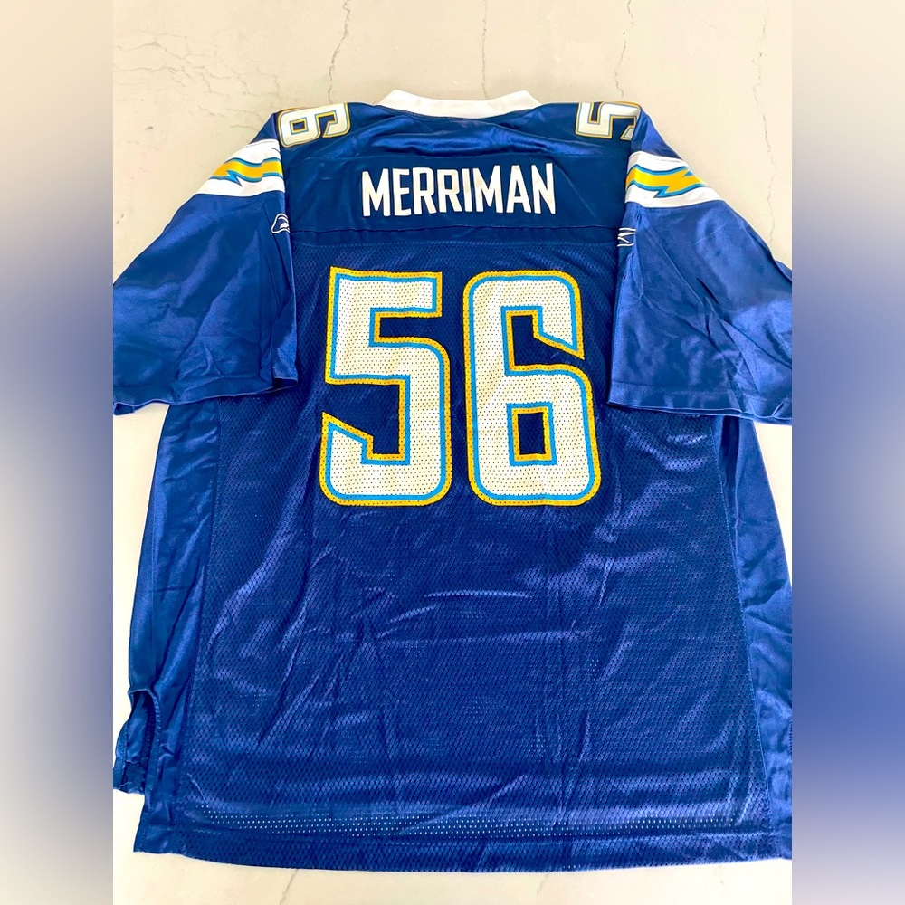 San Diego Chargers #56 Merriman Mens L Jersey View 2